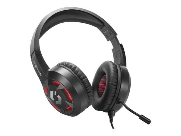SPEEDLINK CASAD - Gaming - hodesett - full størrelse - kablet - 3,5 mm jakk - svart