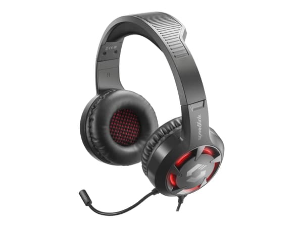 SPEEDLINK CASAD - Gaming - hodesett - full størrelse - kablet - 3,5 mm jakk - svart