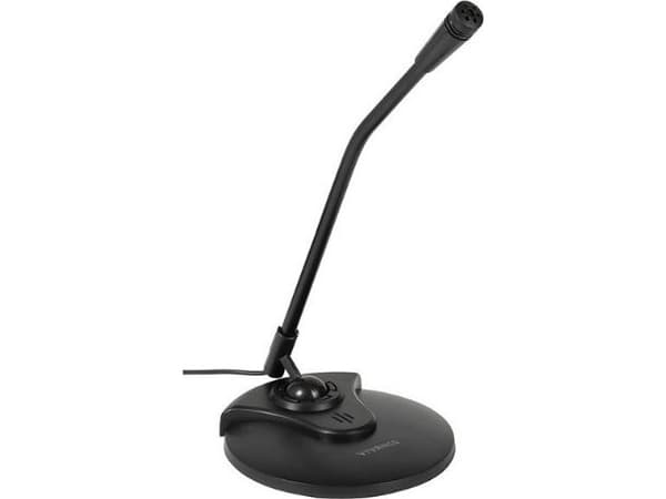 Vivanco 36649, PC-mikrofon, 58 dB, 100 - 16000 Hz, 1500 O, Trådløs, 3.5 mm (1/8")