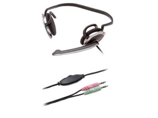 Vivanco 4.00893E+12, Headset, Huvudband, Office/Call center, Svart, Silver, Binaural, 2 m
