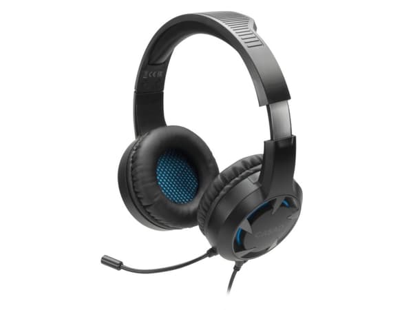 SPEEDLINK CASAD, Headset, Huvudband, Spela, Svart, Binaural, 1,2 m