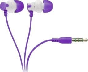 Vivanco HS 100 PU, Kuulokkeet, In-ear, Calls/Music, Purppura, Kaksikanavainen, 1,2 m