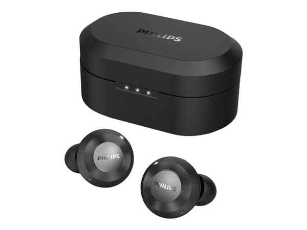 Philips TAT8505BK - True wireless-hodetelefoner med mikrofon - i øret - Bluetooth - aktiv støydemping