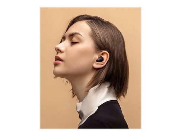 Xiaomi MI True Wireless Earbuds Basic 2 - True wireless-hörlurar med mikrofon - inuti örat - Bluetooth - aktiv brusradering - svart
