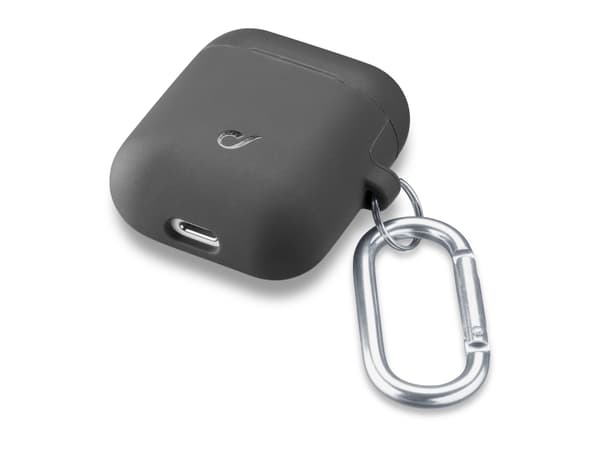 Cellularline BOUNCEAIRPODS, Kotelo, Silikoni, Musta