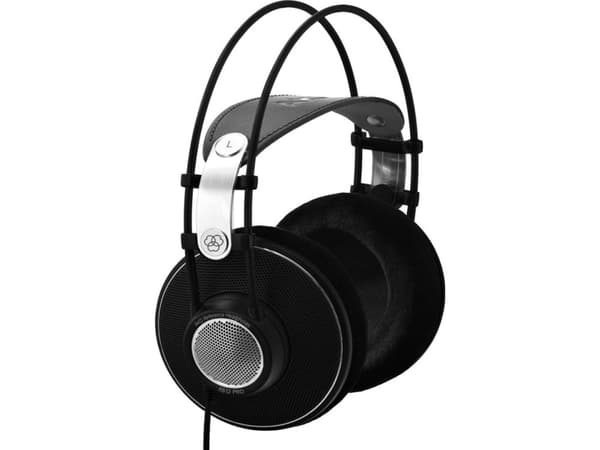 AKG K612 PRO, Koblet med ledninger (ikke trådløs), 12 - 39500 Hz, Musikk, 238 g, Hodetelefoner, Sort