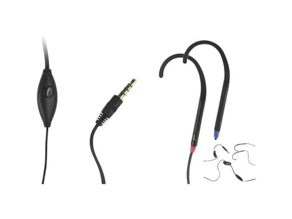 Geemarc CLHOOK8-V2 Headset 3,5 mm jack med kabel In-ear, On-ear, Over-ear Sort