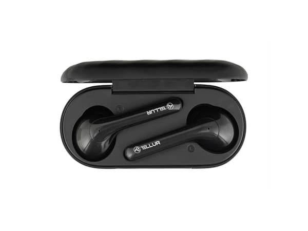 Tellur TLL511361, True Wireless Stereo (TWS), Samtal/musik, 20 - 20000 hz, Headset, Svart