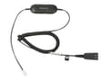 Miniatyrbild 3 av 5: Jabra GN1200 CC - Headset-kabel - Snabburkoppling kontakt till RJ-9 hane - 2 m - för Jabra GN 2100, GN 2200, GN 2250