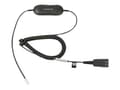 Miniatyrbild 2 av 5: Jabra GN1200 CC - Headset-kabel - Snabburkoppling kontakt till RJ-9 hane - 2 m - för Jabra GN 2100, GN 2200, GN 2250