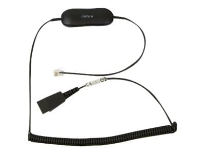 Jabra GN1216 - Hodetelefonkabel - RJ-9 hann til Quick Disconnect hann - 2 m - for Avaya one-X Deskphone Edition 96XX; Jabra GN 2000, GN1900, GN2000;