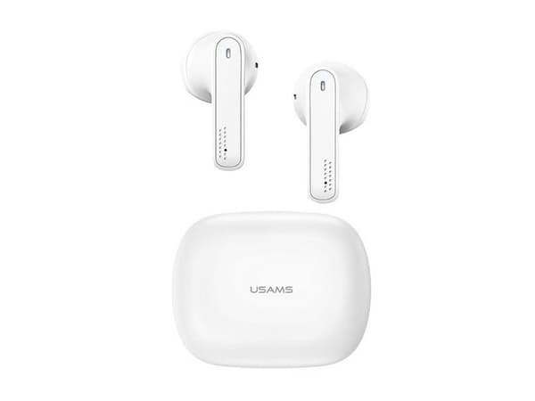Usams USAMS headphones Bluetooth 5.0 headphones TWS SM series wireless white/white BHUSM01 (US-SM001)