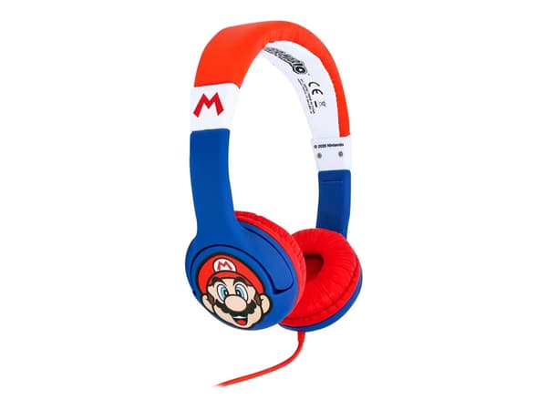 OTL Technologies Super Mario Blue, Langallinen, Musiikki, 20 - 20000 Hz, 90 g, Kuulokkeet, Monivärinen