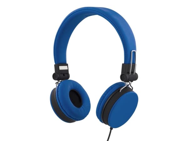 Streetz HL-W201, Kabel, 20 - 20000 hz, Samtal/musik, Headset, Svart, Blå