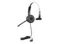 Miniatyrbilde 2 av 5: Lenovo 100 - Hodesett - on-ear - kablet - USB-A - svart