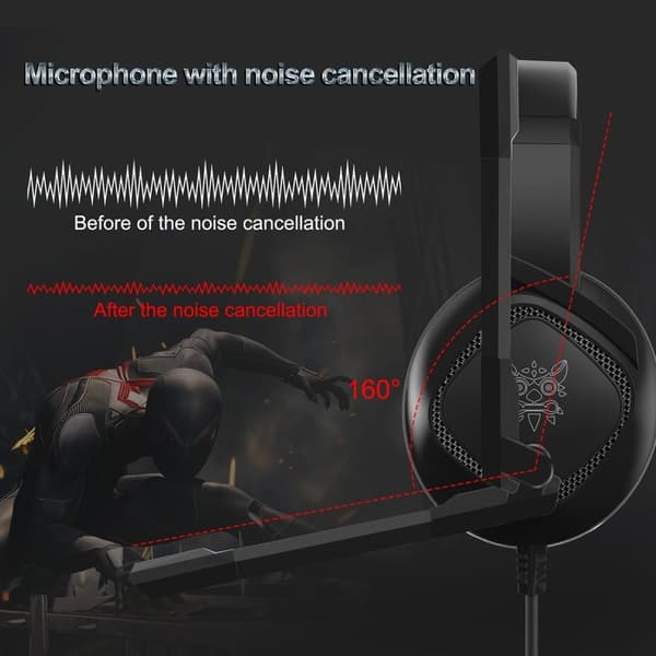 ONIKUMA K19 Gaming Headset med mikrofon