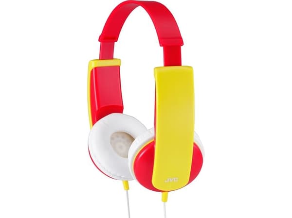 JVC HA-KD5, Hodetelefoner, Hodebånd, Musikk, Rød, Gult, 0,8 m, Koblet med ledninger (ikke trådløs)