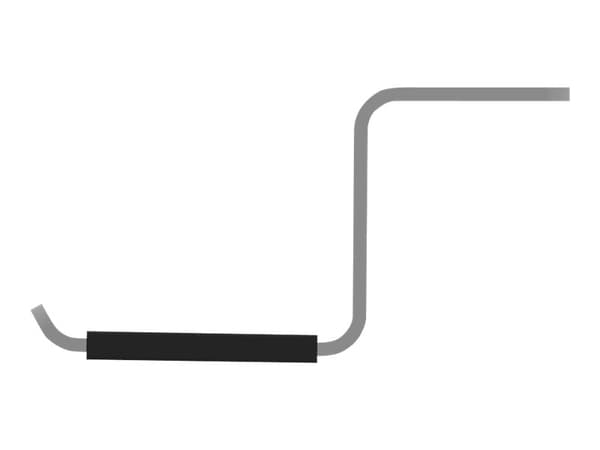 Multibrackets M Headset Holder - Monteringssett (skrivebordsmontering) - for hodetelefoner / hodesett - aluminium - sølv - skrivebord, skrivebordsmon