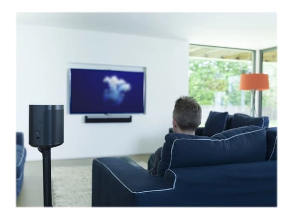 Flexson FLXS1AFS2021 - Ställ - justerbar - för högtalare - svart - golvstående (paket om 2) - för Sonos One