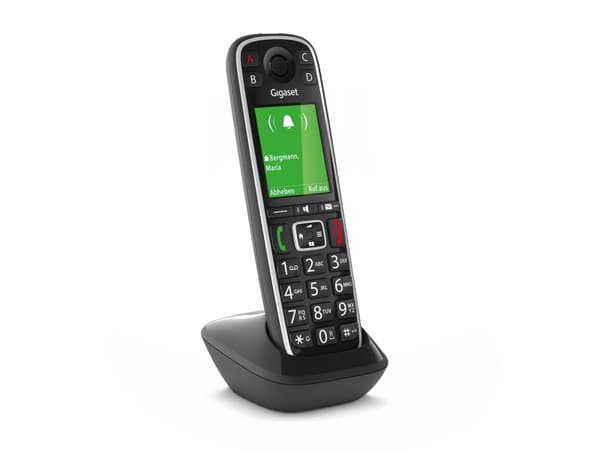 Gigaset E720HX - Trådløst ekstra håndsett med anrops-ID - ECO DECT\GAP\CAT-iq - SIP, RTP - svart