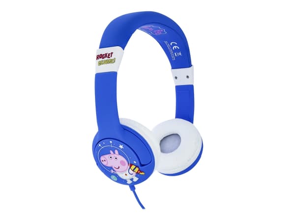 OTL Peppa Pig Rocket George - Hodetelefoner - on-ear - kablet - 3,5 mm jakk - blå