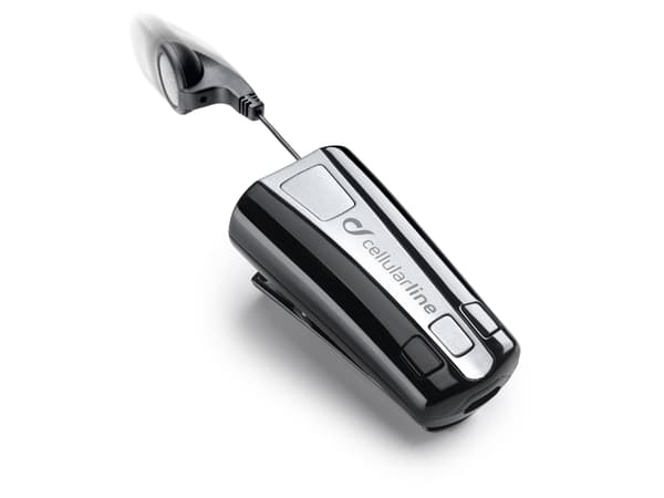 Cellular Line ROLLER CLIP HEADSET - Headset - öronknopp - Bluetooth - trådlös