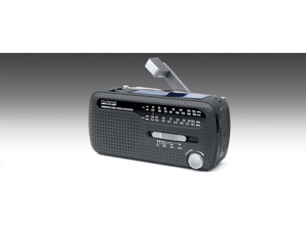 MH-07 DS Radio FM WB Solar Dynamo, black