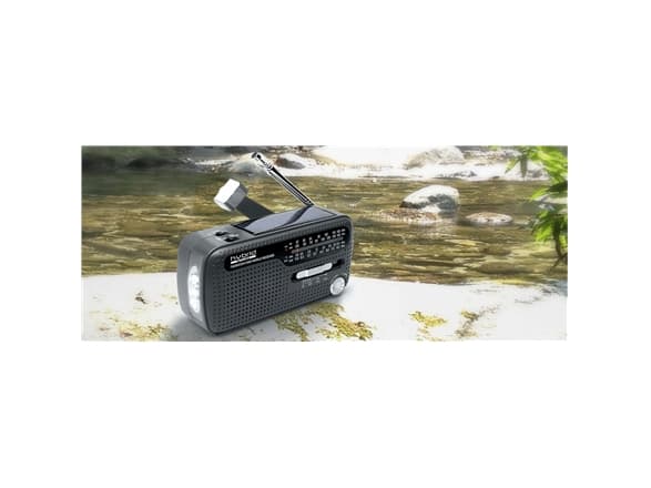MH-07 DS Radio FM WB Solar Dynamo, black