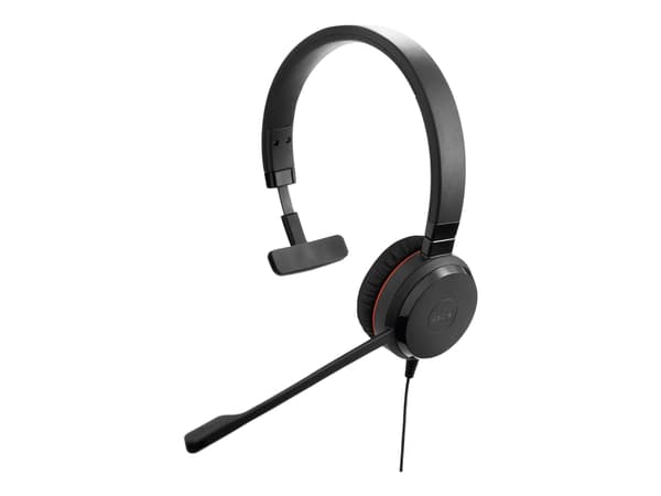 Jabra Evolve 20SE USB-C UC Mono, Langallinen, Toimisto/puhelukeskus, 150 - 7000 Hz, 142 g, Kuulokkeet, Musta