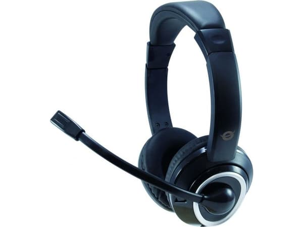 Conceptronic POLONA02B, Langallinen, Pelaaminen, 20 - 20000 Hz, 154 g, Kuulokkeet, Musta