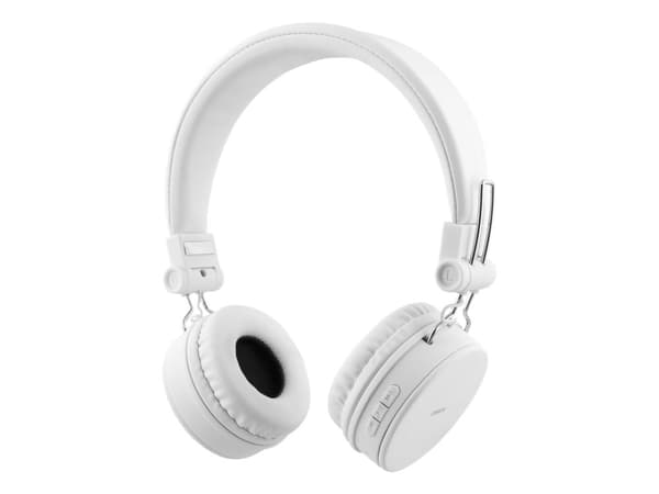 Streetz HL-BT403, Ledning & Trådløs, Musikk, 20 - 20000 Hz, Hodesett, Hvit