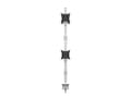 Miniatyrbilde 5 av 5: Multibrackets M VESA Deskmount Officeline Quad B2B - Monteringssett - for 4 LCD-skjermer - stål - hvit - skjermstørrelse: 15"-30" - skrivebord, skriv