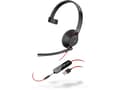Miniatyrbild 3 av 5: Poly Blackwire C5210 USB-A - 5200 Series - headset - på örat - kabelansluten - USB, 3,5 mm kontakt
