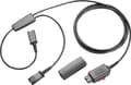 Miniatyrbild 5 av 5: Poly Y Adapter Trainer - Headset-delare - Snabburkoppling till Snabburkoppling - för Avaya M12; Poly A22, E10, M12, M22, MX10, P10, S20; Headset Swit