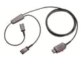 Miniatyrbild 1 av 5: Poly Y Adapter Trainer - Headset-delare - Snabburkoppling till Snabburkoppling - för Avaya M12; Poly A22, E10, M12, M22, MX10, P10, S20; Headset Swit