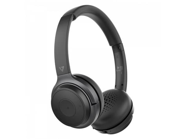 V7 HB600S, Trådlös, Samtal/musik, 20 - 20000 hz, 158,3 g, Headset, Svart