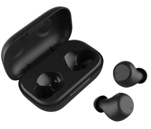 Streetz TWS-110, True Wireless Stereo (TWS), Samtaler/musikk, 20 - 20000 Hz, Hodesett, Sort