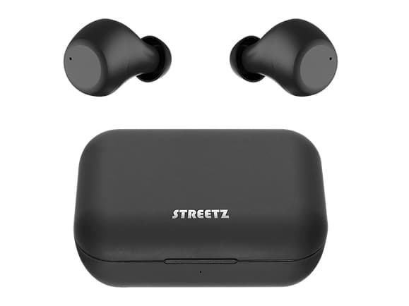 Streetz TWS-110, True Wireless Stereo (TWS), Samtal/musik, 20 - 20000 hz, Headset, Svart