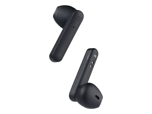 STREETZ TWS-104 Korvakuulokkeet Bluetooth® Stereo Musta Akun latauksen merkkivalo, Kuulokkeet, Latauskotelo, Kosketusnäyttö, Kosketusohjaus