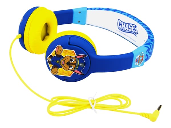 OTL PAW Patrol Chase - Hodetelefoner - on-ear - kablet - 3,5 mm jakk - blå