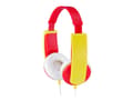Miniatyrbilde 5 av 5: JVC TINYPHONES HA-KD5 - Hodetelefoner - full størrelse - kablet - 3,5 mm jakk - rouge