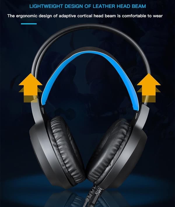 HAMTOD V1000 Dual-3.5mm Gaming Headset