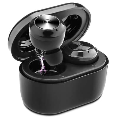 Langattomat kuulokkeet mikrofonilla ja latauskotelolla, Bluetooth 5.0