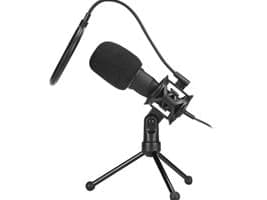Marvo MIC-03, -47 dB, 20 - 20000 Hz, 2200 O, Retningsuavhengig, Koblet med ledninger (ikke trådløs), USB