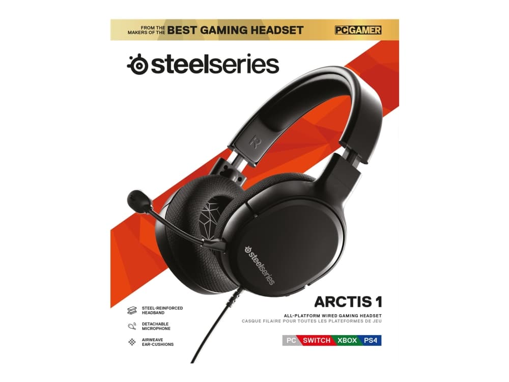 SteelSeries Arctis 1 - For Xbox - headset - fullstorlek - kabelansluten - 3,5 mm kontakt