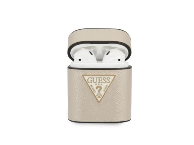 Guess Etui Guess GUACA2VSATMLLG Apple AirPods cover beige/beige Saffiano