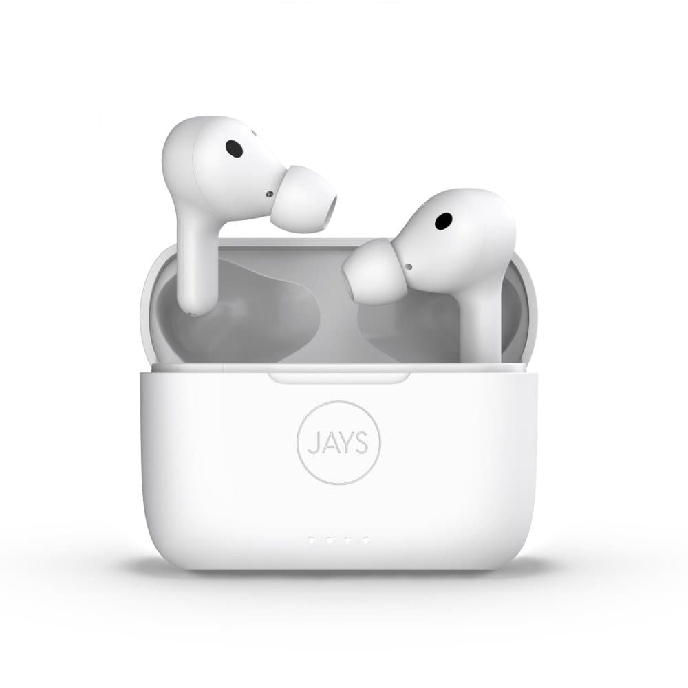 JAYS Hovedtelefon t-Seven TWS Trådløs In-Ear Hvid ANC