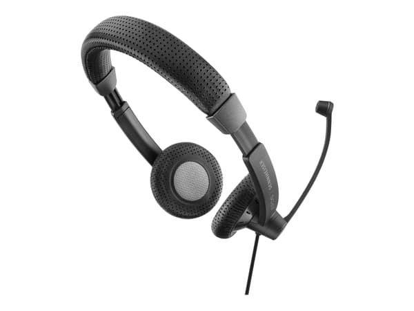 EPOS I SENNHEISER SC 75 USB MS - Culture Plus Mobile - kuulokkeet - på øret - kabling - sortti