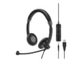 Pikkukuva 1 / 5: EPOS I SENNHEISER SC 75 USB MS - Culture Plus Mobile - kuulokkeet - på øret - kabling - sortti