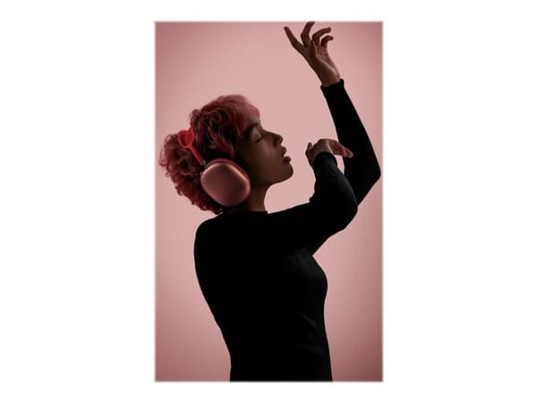 Apple AirPods Max - Hörlurar med mikrofon - fullstorlek - Bluetooth - trådlös - aktiv brusradering - rosa